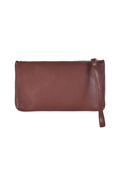 Pochette in pelle Nardelli | LB08VITELLOMARRONE